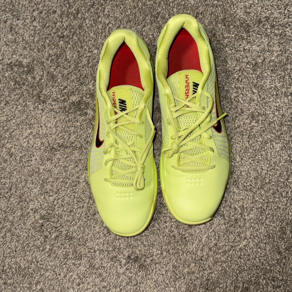 Nike Hyperspeed Court Volt Yellow Crimson Volleyball Shoes HJ0549-700 Mens 11 - Picture 4 of 9